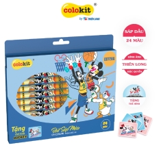 Bút sáp 24 màu Colokit Disney Mickey CR-C030/MI