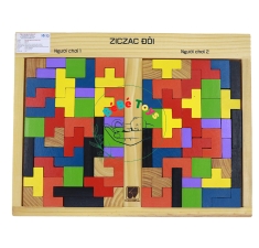XẾP HÌNH PENTOMINO ĐÔI – ZICZAC ĐÔI