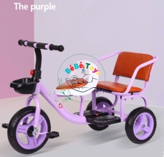 Xe đạp 3 bánh 2 ghế xích lô cho bé