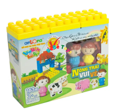 No.213-Antona - Đồ chơi xếp hình nông trại vui vẻ 163