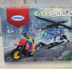 LEGO Lắp Ráp Trực Thăng Cảnh Sát và Moto XB-51011
