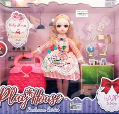BÚP BÊ KHỚP MẮT THỦY TINH - 68088B