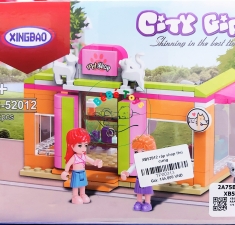 BỘ LEGO LẮP RÁP CITY GIRL SHOP THÚ CƯNG - XB-52012
