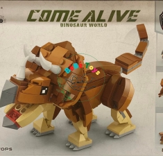 Bộ Lắp Ghép Lego Mô Hình Khủng Long 3 Sừng 3in 1 -  20023