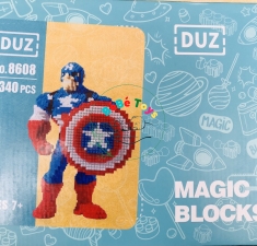 LEGO ĐỘI TRƯỞNG MỸ 45CM- 8608