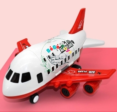 Đồ chơi máy bay cỡ lớn kèm 6 xe oto kim loại cho bé AIRCRAFT chạy đà  1909A