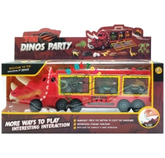 Đồ Chơi Biệt Đội Xe Giải Cứu Khủng Long The Dinos Party 1322A - Màu Đỏ
