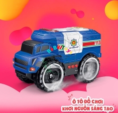 Xe Cảnh Sát Kết Hợp Ánh Sáng Và Âm Thanh - 832335