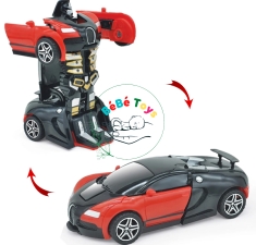 Đồ Chơi Robot Biến Hình Tia Chớp Hành Động - Cresta DK81137 - Siêu Xe Bugatti
