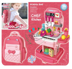 Bộ đồ chơi nhập vai BOWA 8777P - Bộ nhà bếp 34 chi tiết ( MÀU HỒNG)