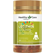 Viên uống Mầm đậu nành Healthy Care Super Lecithin 1200mg 100 viên Úc