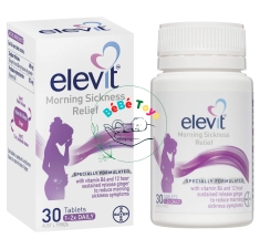 Elevit Morning Sickness Relief Tablets 30 VIÊN, hỗ trợ giảm triệu chứng ốm nghén cho bà bầu