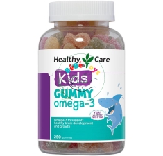 Kẹo dẻo Bổ sung Omega 3 Kid Gummy Omega 3 Healthy Care 250 viên của Úc