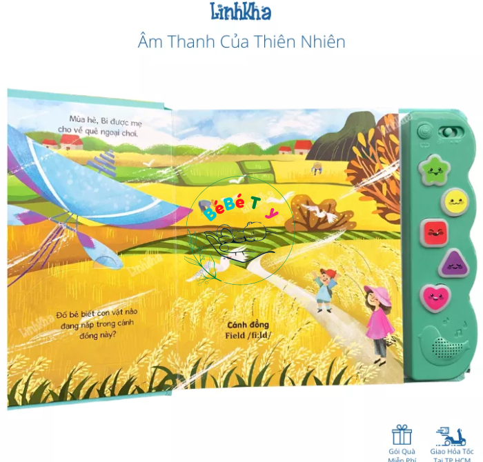 Sách Âm Thanh Cho Bé 0-6 Tuổi - Âm Thanh Của Thiên Nhiên