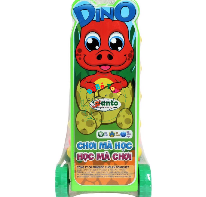 BẢNG CHỮ CÁI, CHỮ SỐ TIẾNG ANH- DINO (SATO 97)
