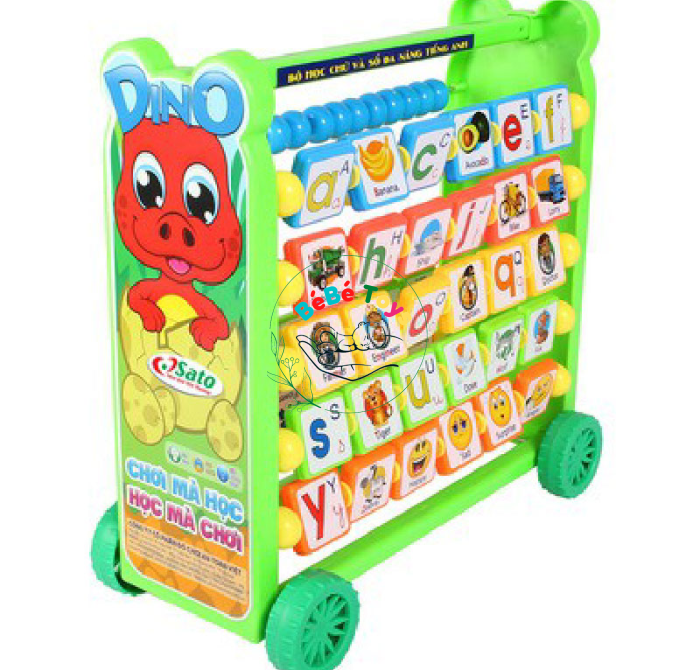BẢNG CHỮ CÁI, CHỮ SỐ TIẾNG ANH- DINO (SATO 97)