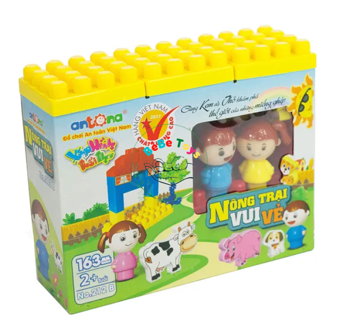No.213-Antona - Đồ chơi xếp hình nông trại vui vẻ 163