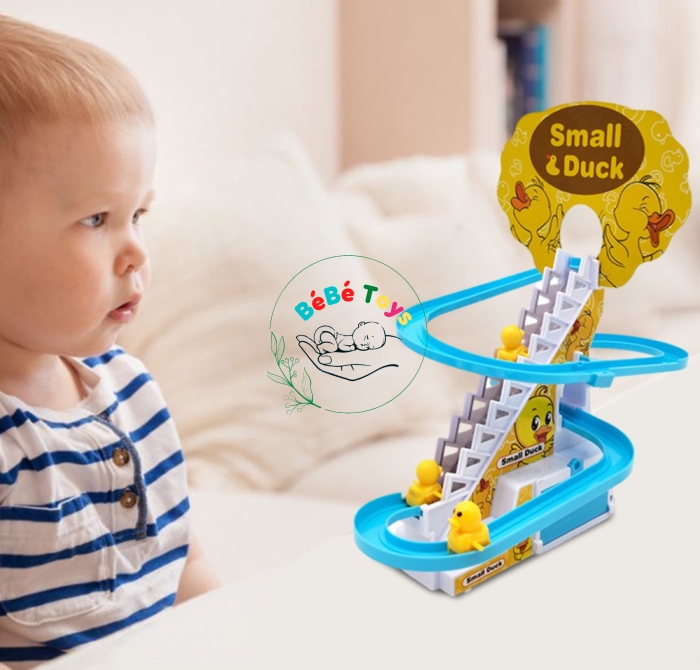 Bộ 6 Vịt leo cầu thang, kèm  nhạc vui nhộn - 3301 