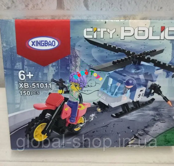 LEGO Lắp Ráp Trực Thăng Cảnh Sát và Moto XB-51011