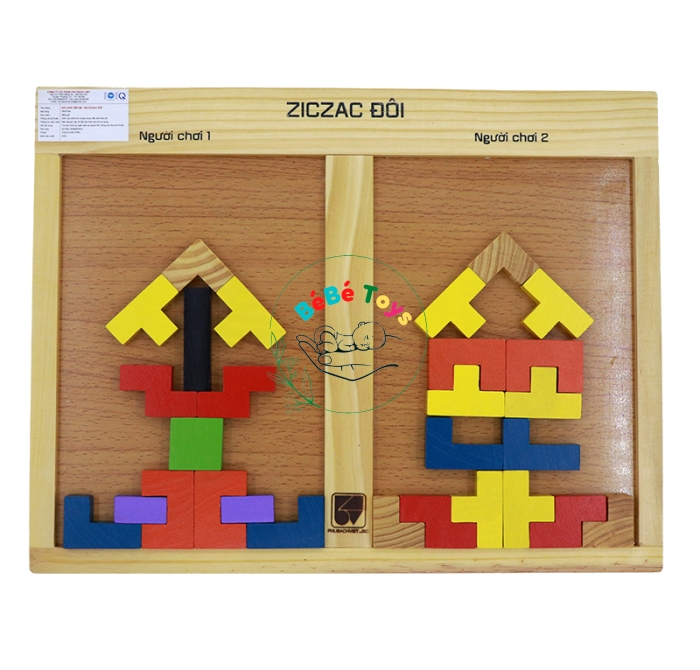 XẾP HÌNH PENTOMINO ĐÔI – ZICZAC ĐÔI
