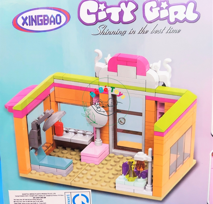 BỘ LEGO LẮP RÁP CITY GIRL SHOP THÚ CƯNG - XB-52012