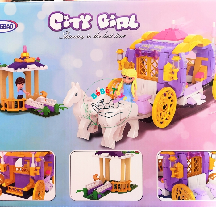 Lego Xếp Hình Xe Bí Ngô Của Lọ Lem XB.52015 (374 mảnh )