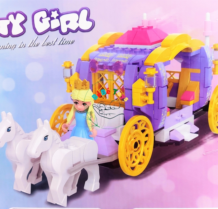 Lego Xếp Hình Xe Bí Ngô Của Lọ Lem XB.52015 (374 mảnh )