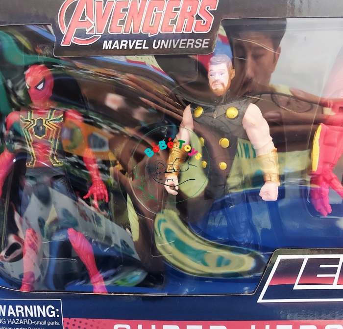 Đồ Chơi Mô Hình 5 Siêu Anh Hùng Avengers Có Đèn- 99001-1