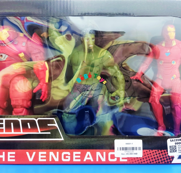 Đồ Chơi Mô Hình 5 Siêu Anh Hùng Avengers Có Đèn- 99001-1