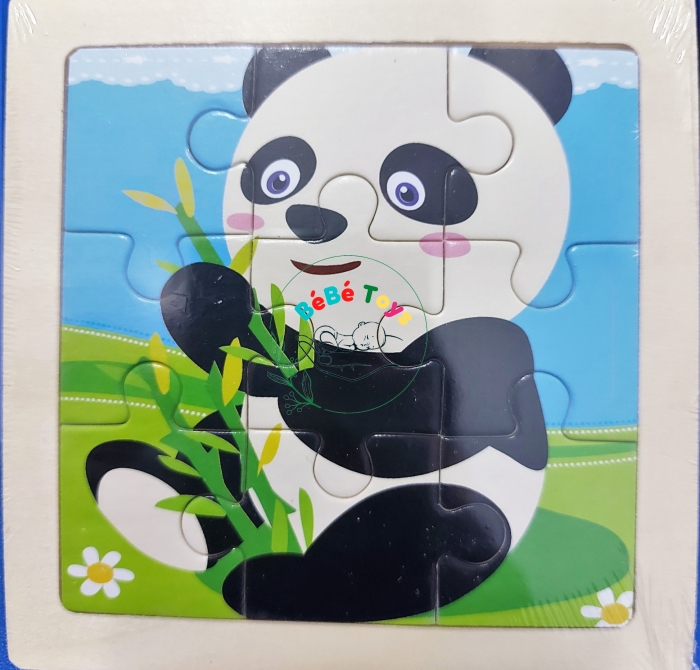 Đồ chơi Tranh Ghép gỗ 9 mảnh 11cm*11cm ngộ nghĩnh cho bé