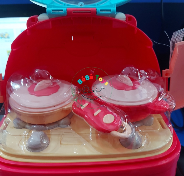 Bộ đồ chơi bếp nấu ăn cho bé - Balo Bếp Nấu Ăn 2in1 LB504