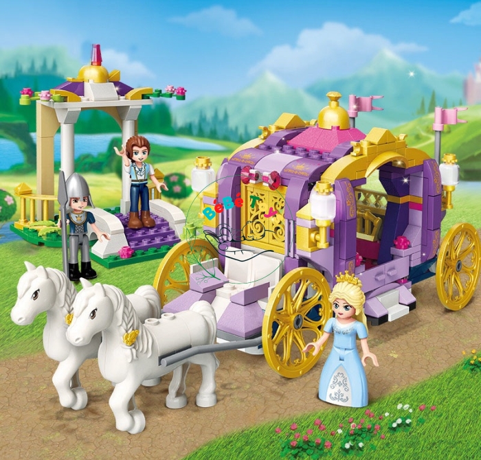 Lego Xếp Hình Xe Bí Ngô Của Lọ Lem XB.52015 (374 mảnh )