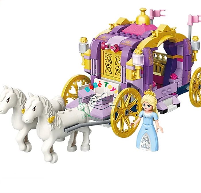 Lego Xếp Hình Xe Bí Ngô Của Lọ Lem XB.52015 (374 mảnh )