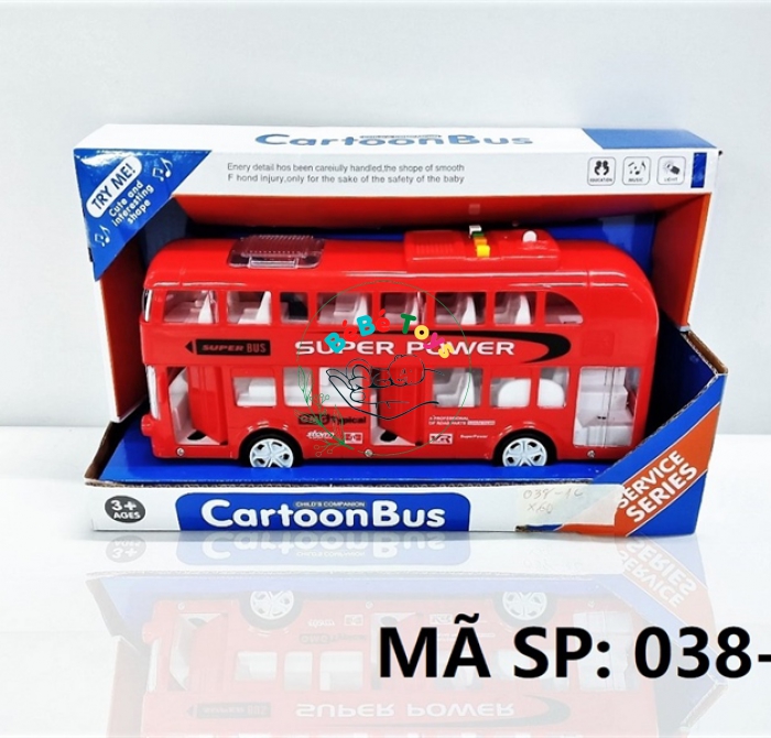 Xe mô hình Bus London có nhạc- 038-1C