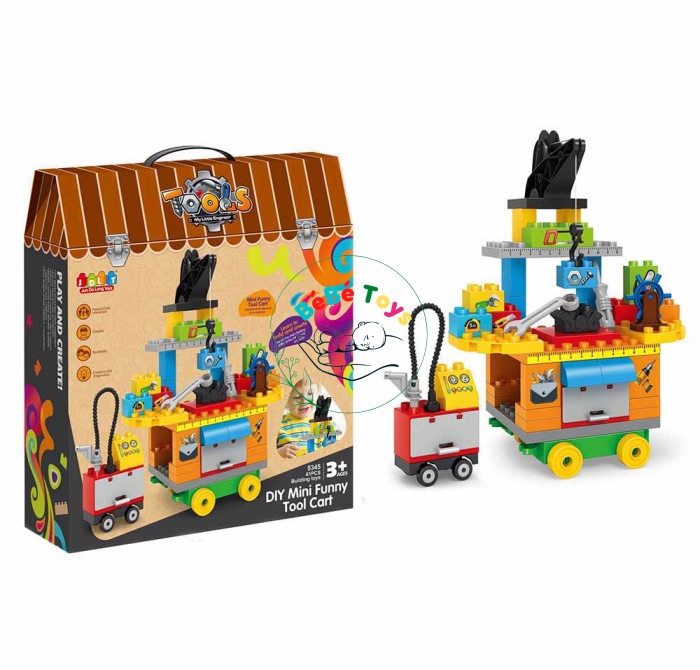 Hộp lego ráp kệ sửa chữa xe , 5340 (hộp) 92 chi tiết