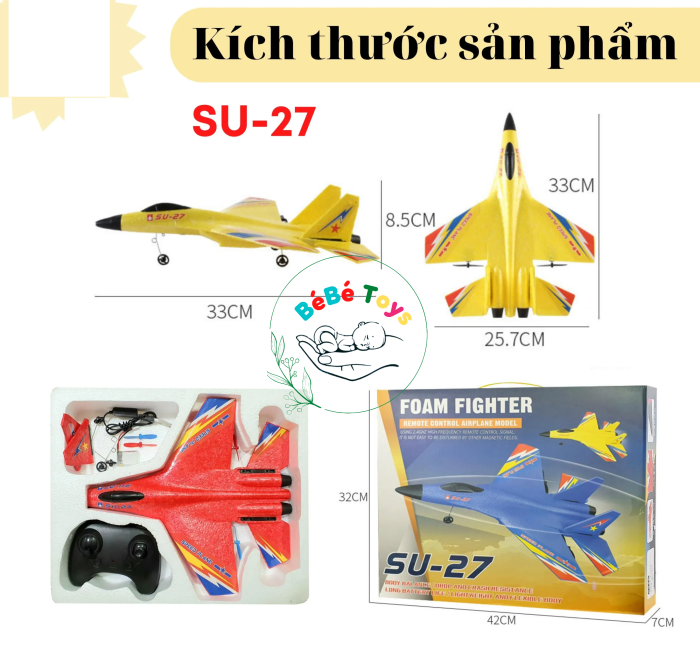 MÁY BAY ĐIỀU KHIỂN SU27 ĐỎ HW28