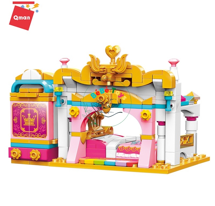 Đồ chơi lắp ráp, xếp hình lego Qman 32012: Căn phòng công chúa - 282 mảnh