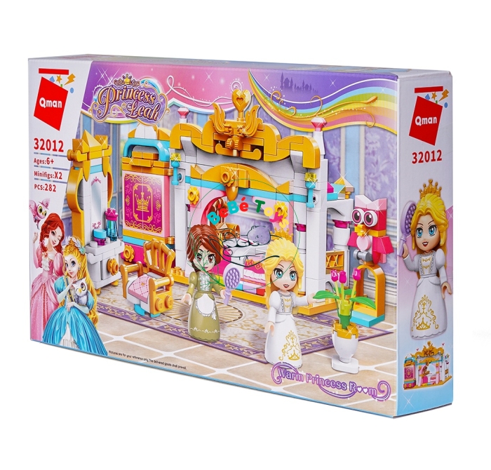 Đồ chơi lắp ráp, xếp hình lego Qman 32012: Căn phòng công chúa - 282 mảnh