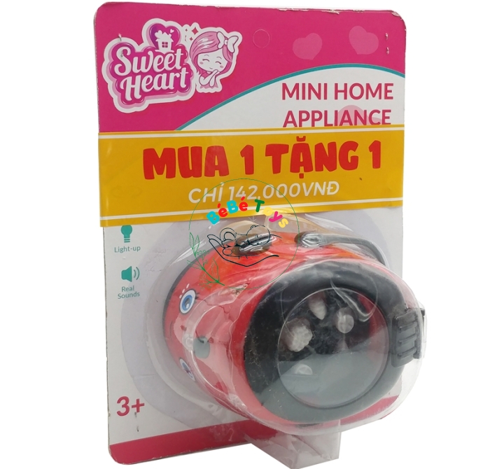 Đồ Chơi Đồ Gia Dụng - Sweet Heart CB-SH500-EY - Máy Xay Sinh Tố + Nồi Cơm Điện
