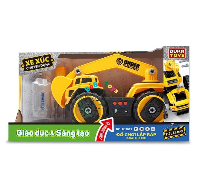Xe Xúc Công Trình Tự Tháo Lắp - Duka SF 839619