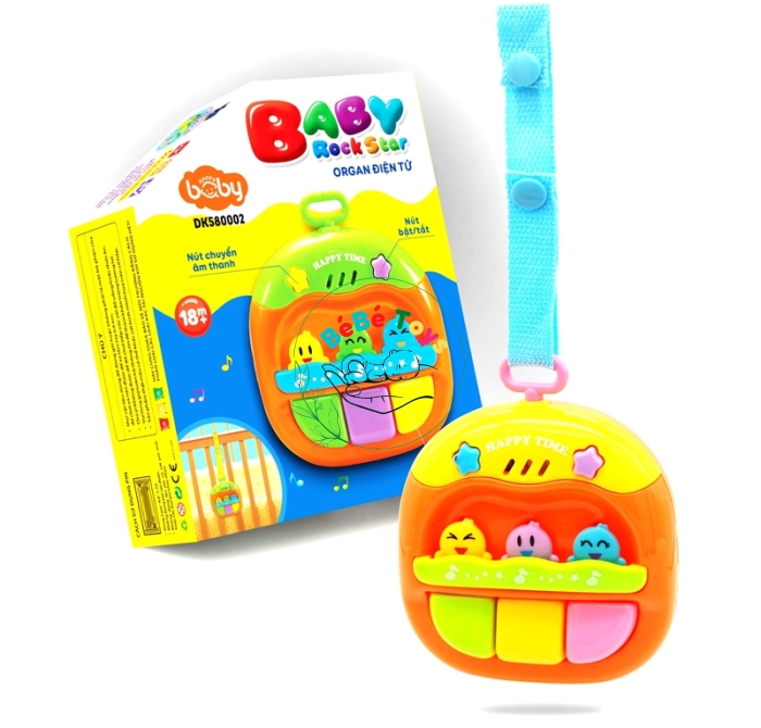 Đồ Chơi Baby Rock Star - Organ Điện Tử - Happy Baby 580002