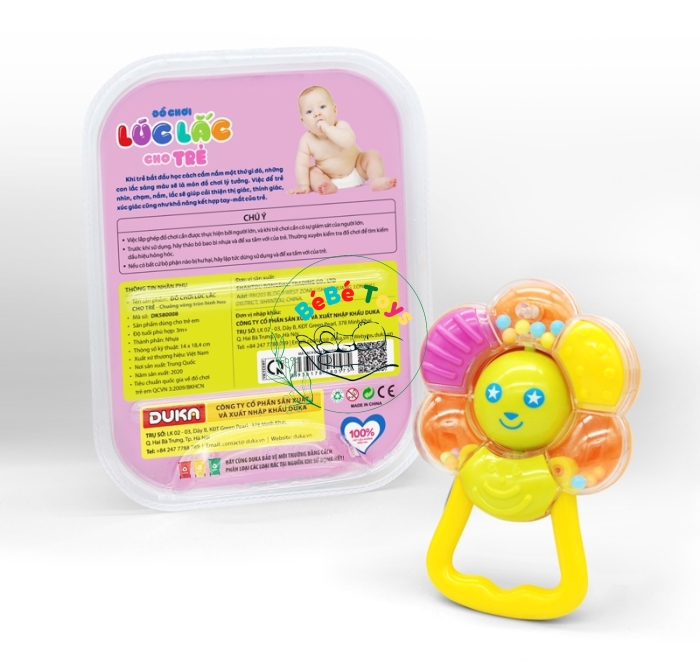 Đồ Chơi Lúc Lắc Cho Trẻ - Chuông Vòng Tròn Hình Hoa - Happy Baby 580008