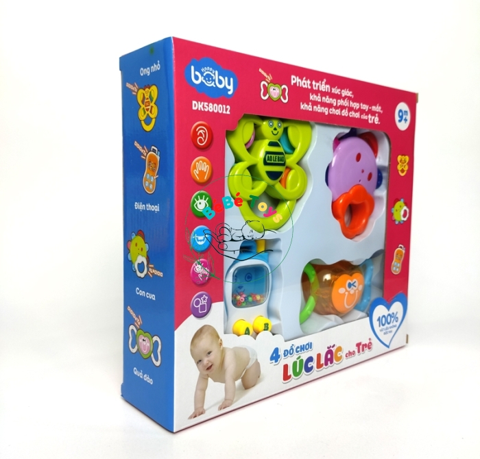 Bộ 4 Đồ Chơi Lúc Lắc Cho Trẻ - 580012