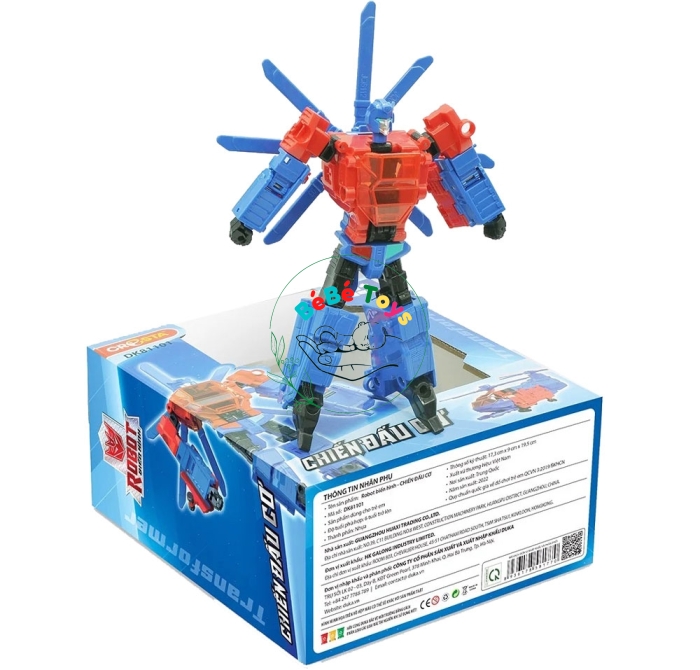 Đồ Chơi Robot Biến Hình Chiến Đấu Cơ - Cresta 81101