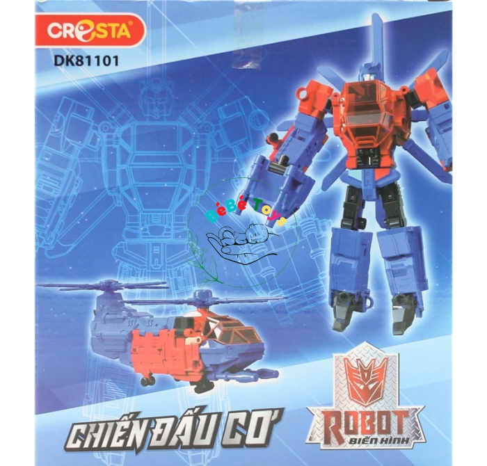 Đồ Chơi Robot Biến Hình Chiến Đấu Cơ - Cresta 81101