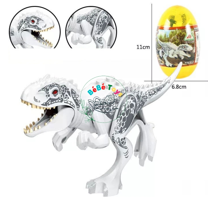 Đồ Chơi Lắp Ráp Trứng Khủng Long - Jun Hua 77038