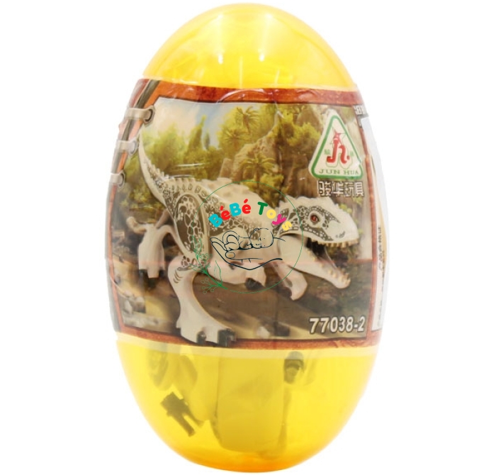 Đồ Chơi Lắp Ráp Trứng Khủng Long - Jun Hua 77038