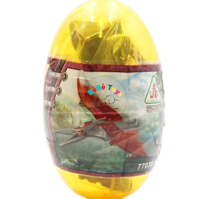 Đồ Chơi Lắp Ráp Trứng Khủng Long - Jun Hua 77038