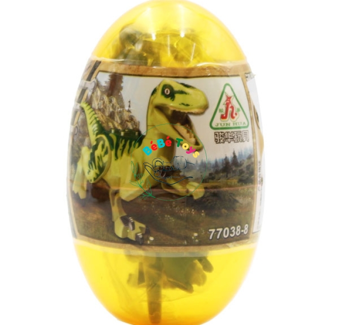 Đồ Chơi Lắp Ráp Trứng Khủng Long - Jun Hua 77038