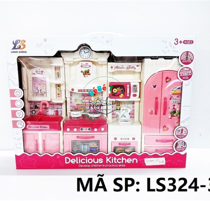LS324-31 ĐỒ CHƠI MÔ HÌNH NHÀ BẾP PIN